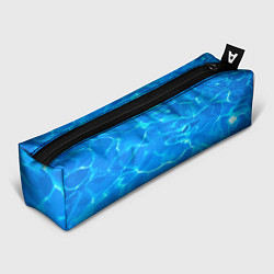 Пенал для ручек Абстрактные волны бассейна - текстура, цвет: 3D-принт