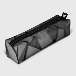 Пенал для ручек Серые геометрические фигуры, цвет: 3D-принт