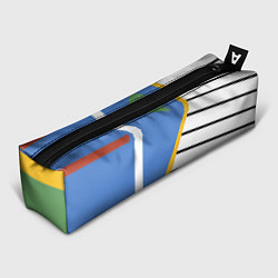 Пенал для ручек Винтаж - 70-е - спортивный стиль, цвет: 3D-принт