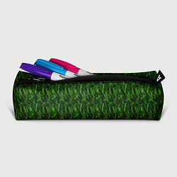 Пенал для ручек Сочный узор из зеленой травки, цвет: 3D-принт — фото 2