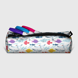 Пенал для ручек Рыбы и чайки, цвет: 3D-принт — фото 2