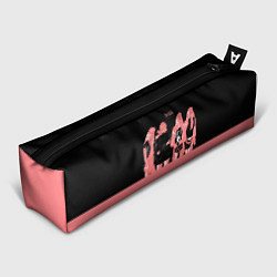 Пенал для ручек BLACK PINK на черно-розовом, цвет: 3D-принт