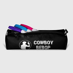 Пенал для ручек Cowboy Bebop glitch на темном фоне: надпись и симв, цвет: 3D-принт — фото 2