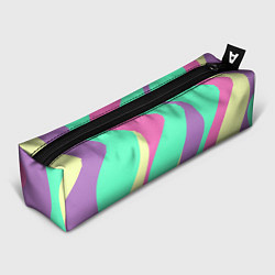Пенал для ручек Полосатая цветная абстракция, цвет: 3D-принт