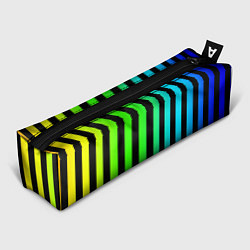 Пенал для ручек Цветные полоски, цвет: 3D-принт