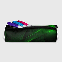Пенал для ручек Green neon lines, цвет: 3D-принт — фото 2