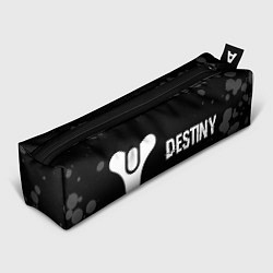 Пенал для ручек Destiny glitch на темном фоне по-горизонтали, цвет: 3D-принт