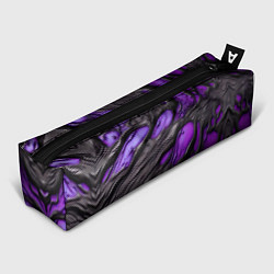 Пенал для ручек Фиолетовая текучая субстанция, цвет: 3D-принт