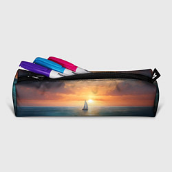 Пенал для ручек Яхта на закате солнца, цвет: 3D-принт — фото 2