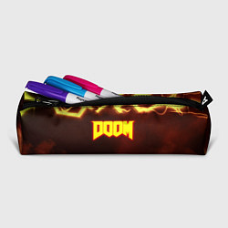 Пенал для ручек Doom storm огненное лого, цвет: 3D-принт — фото 2