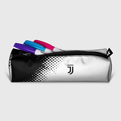 Пенал для ручек Juventus sport black geometry, цвет: 3D-принт — фото 2