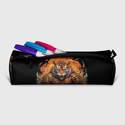 Пенал для ручек Муай - Тай тигр в стойке боевые искусства, цвет: 3D-принт — фото 2