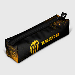 Пенал для ручек Valencia - gold gradient по-горизонтали, цвет: 3D-принт