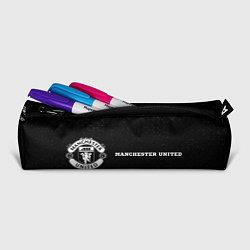 Пенал для ручек Manchester United sport на темном фоне по-горизонт, цвет: 3D-принт — фото 2