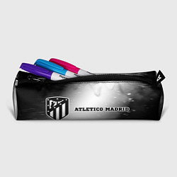 Пенал для ручек Atletico Madrid sport на светлом фоне по-горизонта, цвет: 3D-принт — фото 2