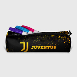 Пенал для ручек Juventus - gold gradient по-горизонтали, цвет: 3D-принт — фото 2