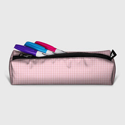 Пенал для ручек Розовый паттерн клетка, цвет: 3D-принт — фото 2
