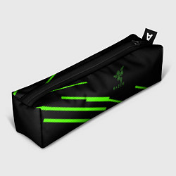 Пенал для ручек Razer line green, цвет: 3D-принт