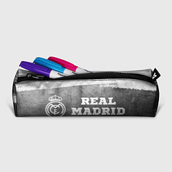 Пенал для ручек Real Madrid - grey gradient по-горизонтали, цвет: 3D-принт — фото 2