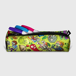 Пенал для ручек Растения против зомби с героями, цвет: 3D-принт — фото 2
