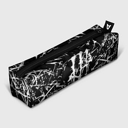 Пенал для ручек Monster energy белые штрихи краско, цвет: 3D-принт