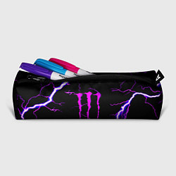 Пенал для ручек Monster energy neon storm, цвет: 3D-принт — фото 2