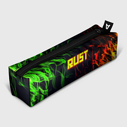 Пенал для ручек RUST огненная текстура, цвет: 3D-принт