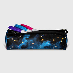 Пенал для ручек Синяя текстура бокке, цвет: 3D-принт — фото 2