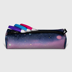 Пенал для ручек Закат с блестками - текстура, цвет: 3D-принт — фото 2