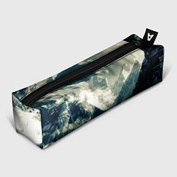 Пенал для ручек Река и горы снежные пейзаж, цвет: 3D-принт