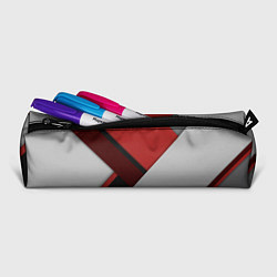 Пенал для ручек Color black red grey, цвет: 3D-принт — фото 2