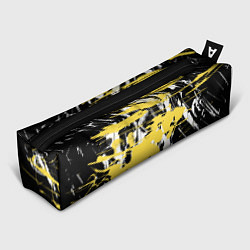 Пенал для ручек Желтая краска на черном, цвет: 3D-принт