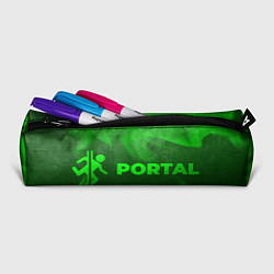 Пенал для ручек Portal - green gradient по-горизонтали, цвет: 3D-принт — фото 2