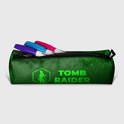 Пенал для ручек Tomb Raider - green gradient по-горизонтали, цвет: 3D-принт — фото 2