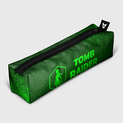 Пенал для ручек Tomb Raider - green gradient по-горизонтали, цвет: 3D-принт