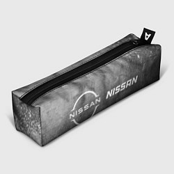 Пенал для ручек Nissan - grey gradient по-горизонтали, цвет: 3D-принт