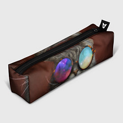 Пенал A Cat with multicolored glasses