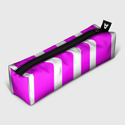 Пенал Color white pink line