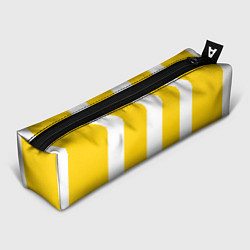 Пенал Color yellow white line