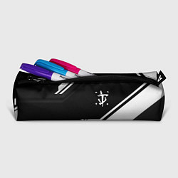 Пенал для ручек Doom geometry black, цвет: 3D-принт — фото 2