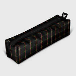 Пенал Color black orange green crosses
