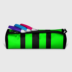 Пенал для ручек Color black green, цвет: 3D-принт — фото 2