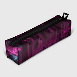 Пенал для ручек Городской пейзаж неоновый киберпанк, цвет: 3D-принт