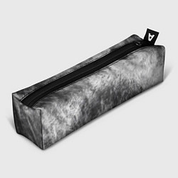 Пенал Абстракция - black and white metal scuffs