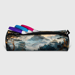 Пенал для ручек Японские горы и туман, цвет: 3D-принт — фото 2