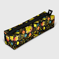 Пенал для ручек Хохлома узор, цвет: 3D-принт