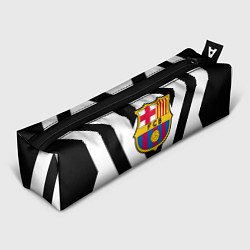 Пенал Barcelona черные полосы