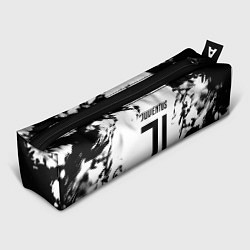 Пенал Juventus черные краски абстракция