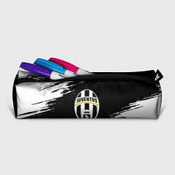 Пенал для ручек Juventus краски штрихи текстура, цвет: 3D-принт — фото 2