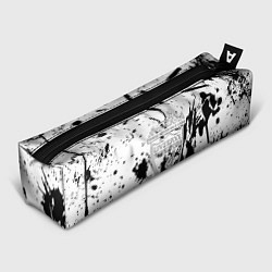 Пенал для ручек Ливерпуль черно белые краски, цвет: 3D-принт